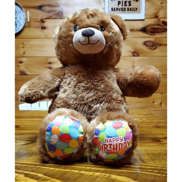 Build A Bear Happy Birthday Bear Plush 15" Stuffed Animal Teddy Bear BAB - Picture 3 of 11